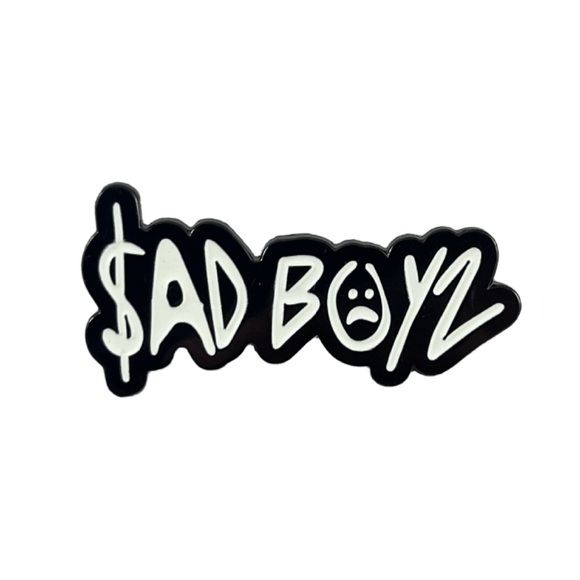 Sad Boyz Glow in the Dark Enamel Pin - Picture 1 of 4